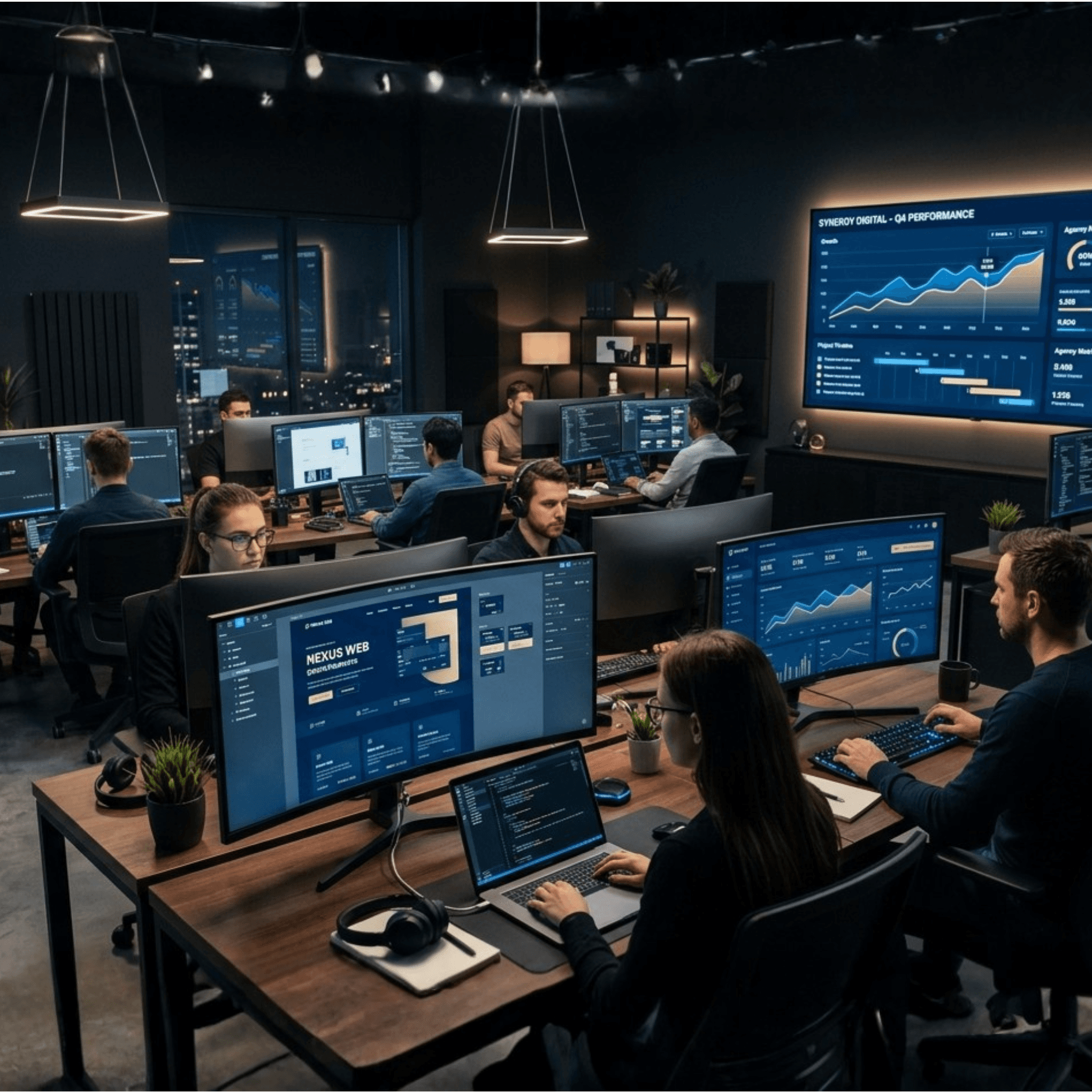 Modern team workspace